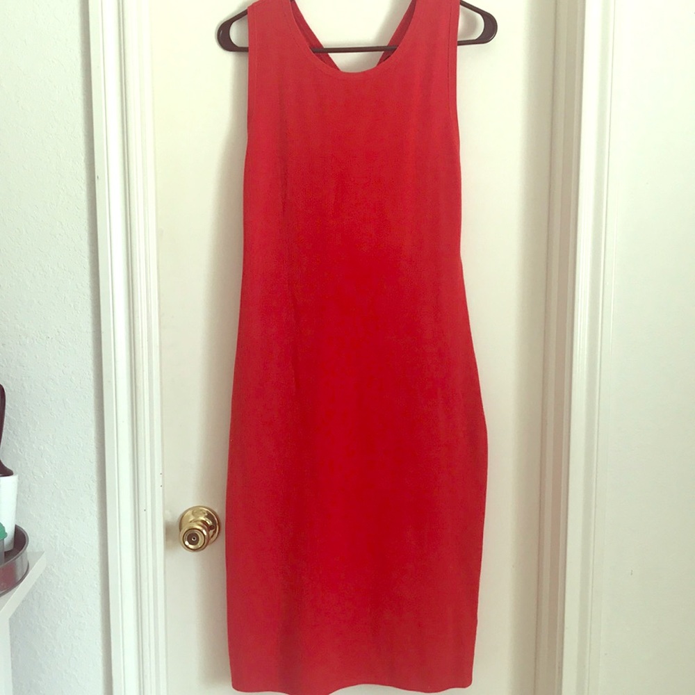 Red dress